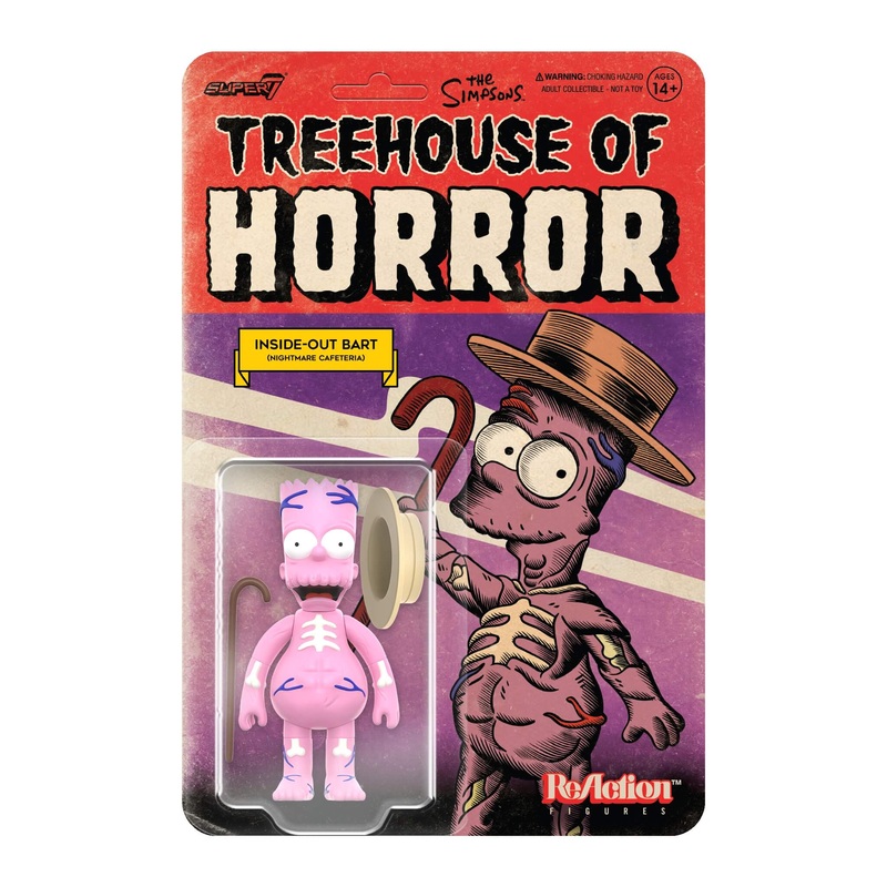 Super7 x The Simpsons Treehouse of Horror – Inside Out Bart W3 ReAction Figure