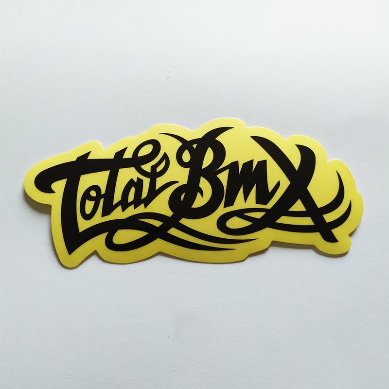 Total Bikes BMX Sticker – “Total BMX” black – 9.5cm across