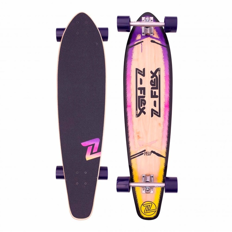Z-Flex Longboard P.O.P Roundtail Longboard 39″ – Purple