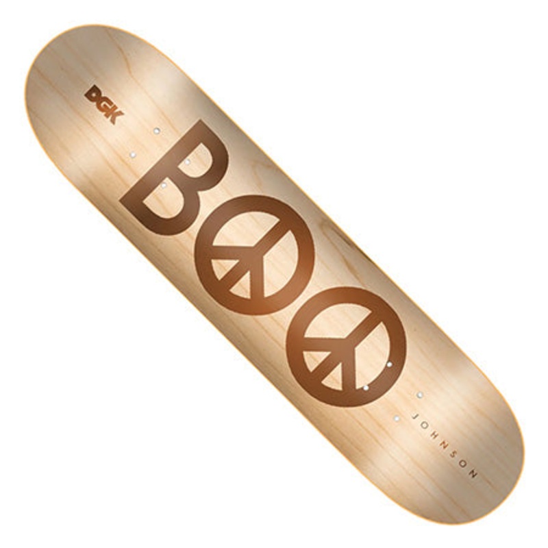 DGK Boo Johnson Peace Deck Natural Woodgrain 8.25 X 31.8 WB:14.25