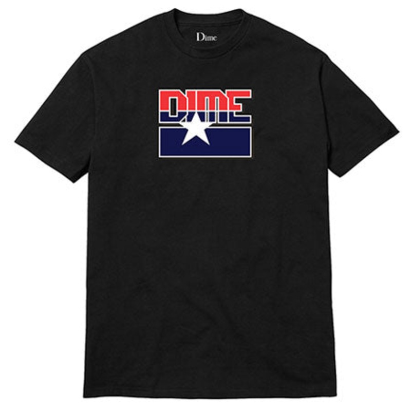 Dime All Star T Shirt Black Small