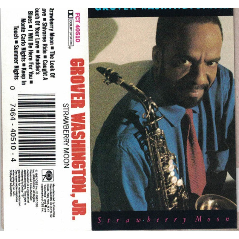 Grover Washington Jr. – Strawberry Moon Cassette *USED 1987 RELEASE*