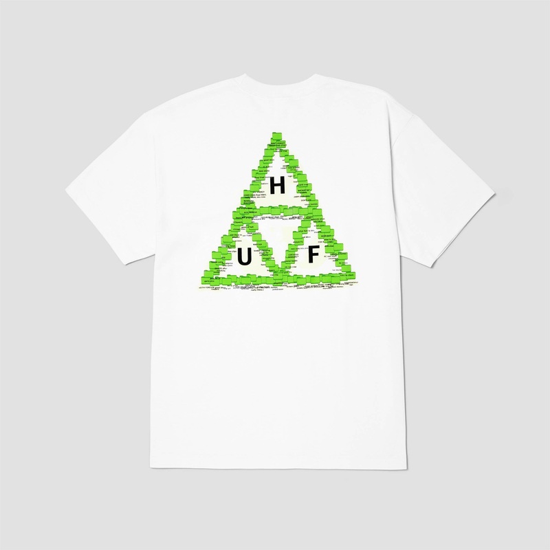 HUF Desktop Shortsleeve T-Shirt White Small