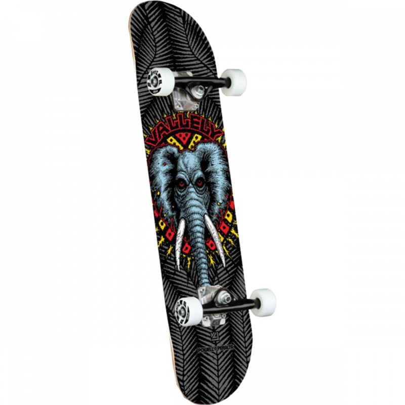 Powell Peralta Vallely Elephant 8.0″ Gray Skateboard
