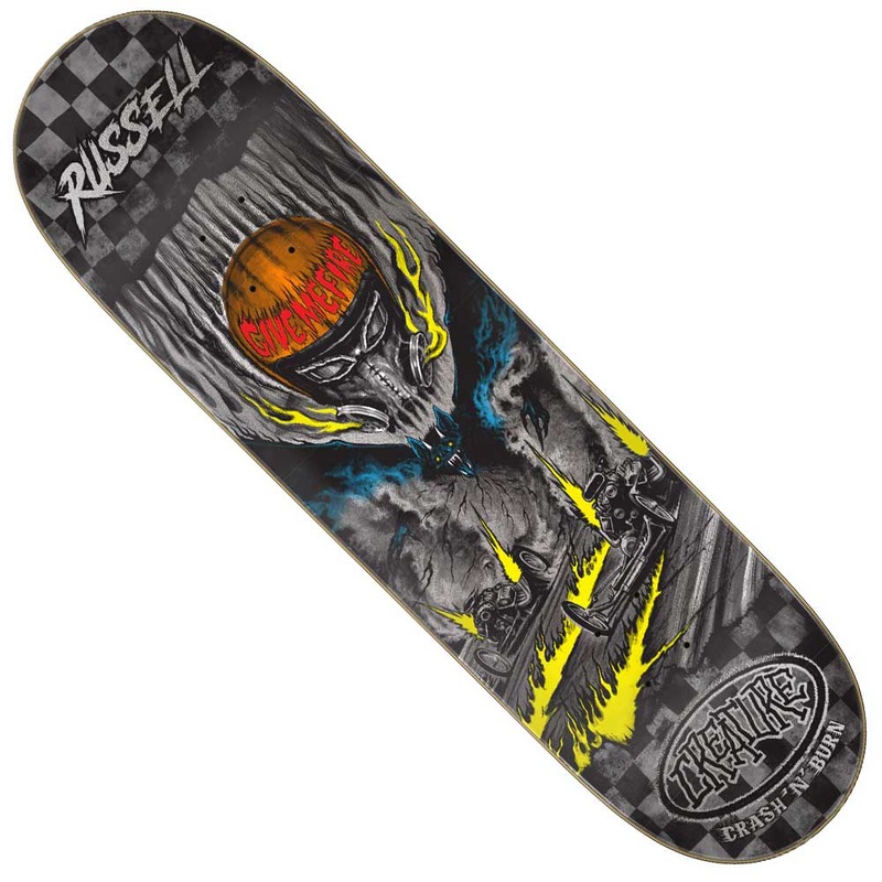 Russell Crash and Burn 8.51×31.8 Creature Deck