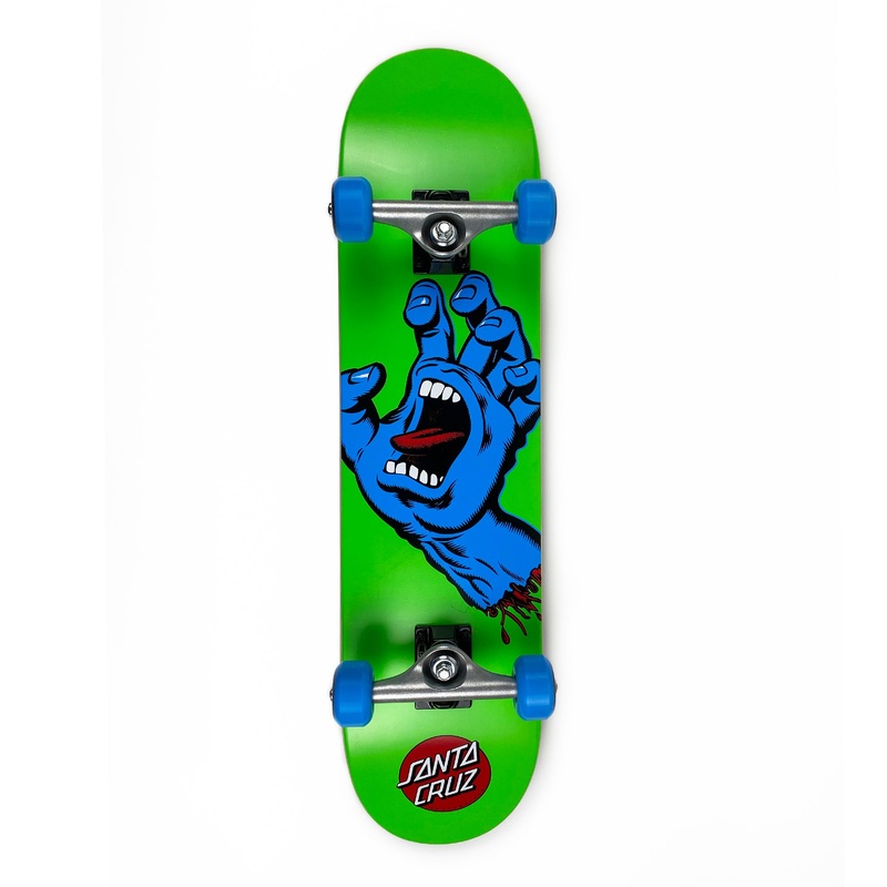 Santa Cruz Screaming Hand Complete Skateboard  7.5 – Green