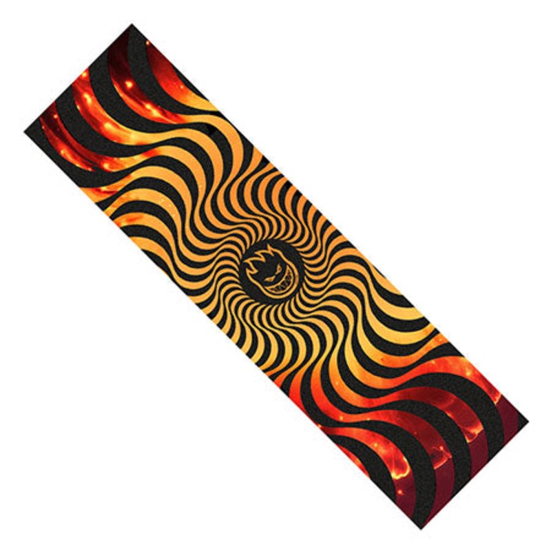 Spitfire Bighead Classic Swirl Graphic Griptape Lava 9×33