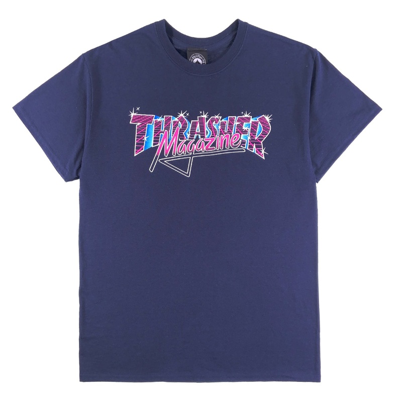 Thrasher – Vice Logo – T Shirt – Navy S