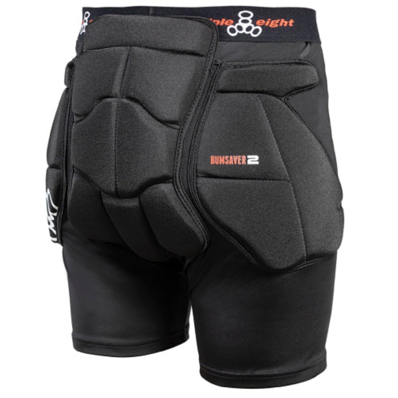Triple Eight Bumsaver 2 Padded Shorts – Black X-Small