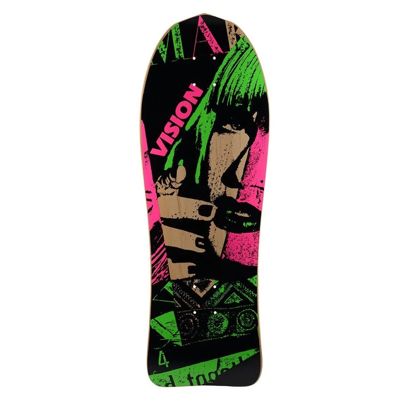 Vision Aggressor 10.5″ Skateboard Deck Natural