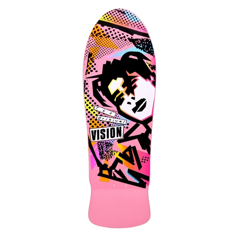 Vision Mark Gonzales “Original MG” 10″ Skateboard Deck Pink