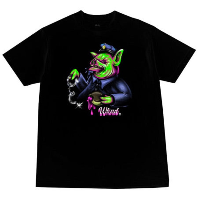WKND Skateboards Overseer T Shirt Black Large
