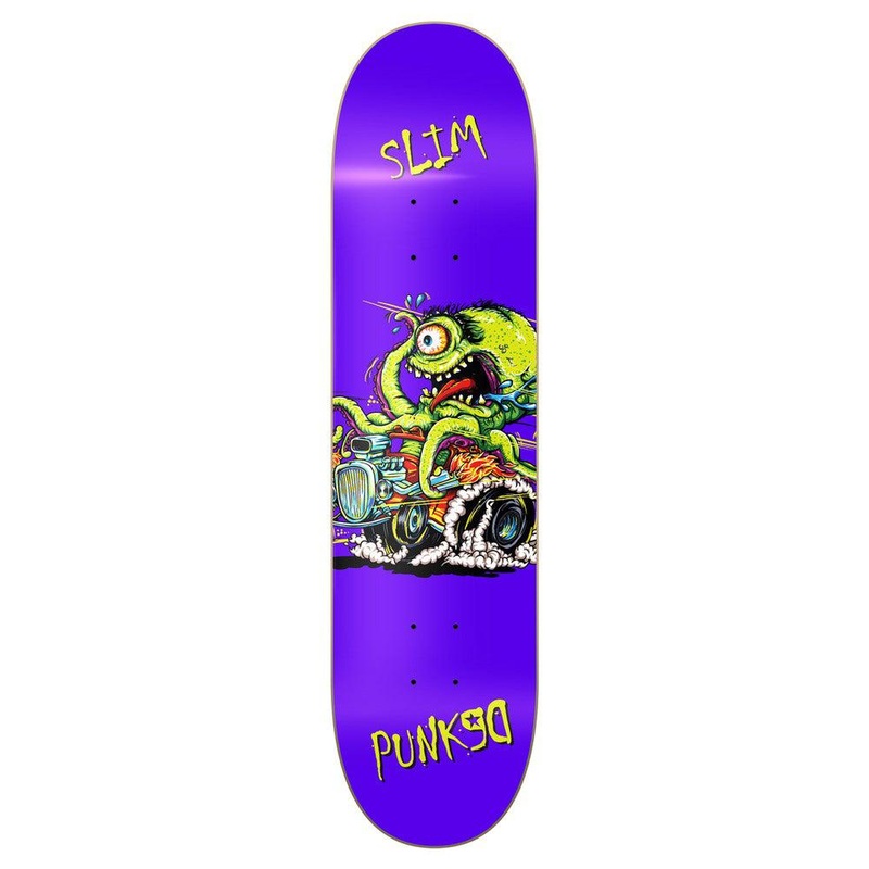 Yocaher Hot Rod Slim Graphic Skateboard Deck 7.5″