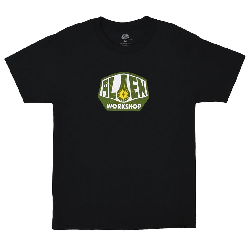 Alien Workshop OG Logo Black T Shirt Black Medium