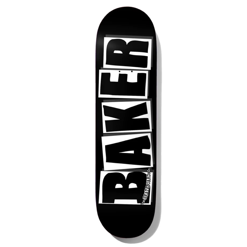 Baker Team Logo Black/White 7.56″ Skateboard Deck 7.56″ WB 14.0″