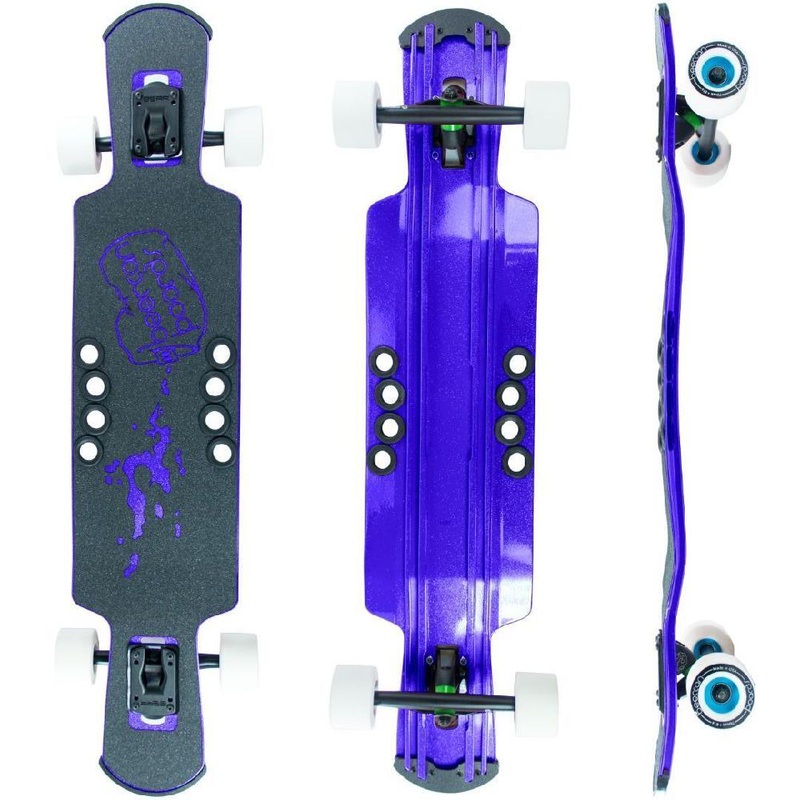 Beercan Purple 37″ Kegger Lite Drop Through Longboard Complete