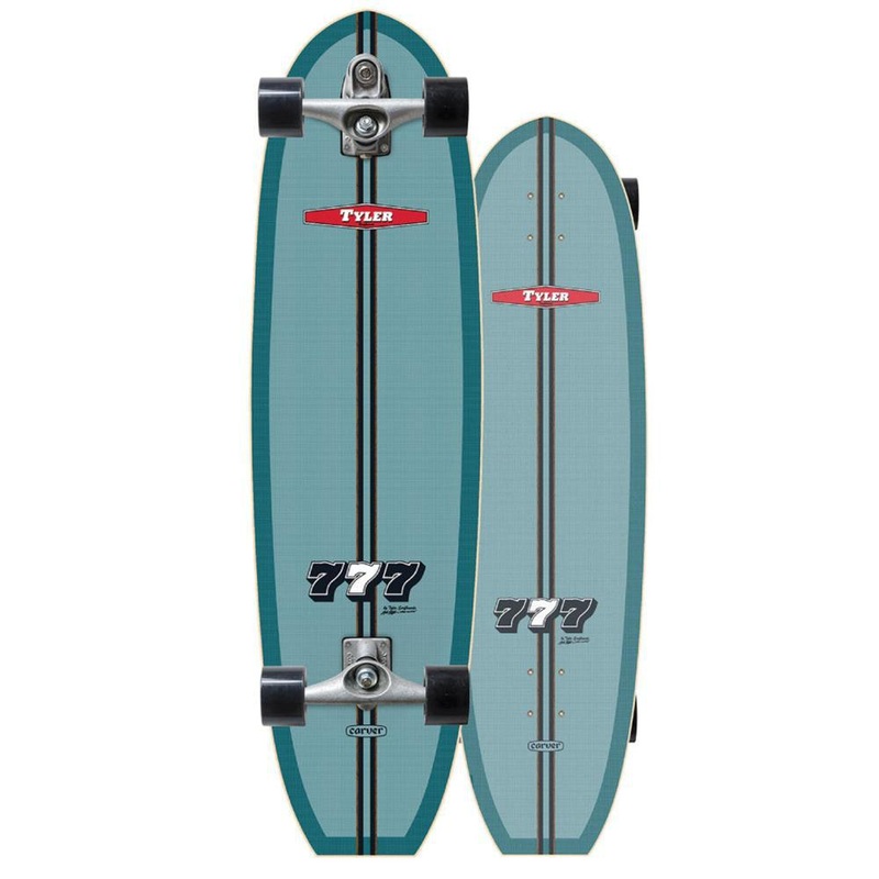 Carver Tyler 777 Surfskate 36.5 Cruiser Longboard – C7 RAW -V1
