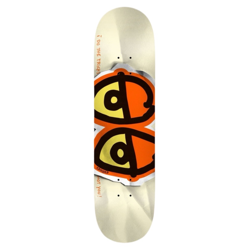 Krooked Team DBX Eyes Bright Orange 8.5″ Skateboard Deck 8.5″