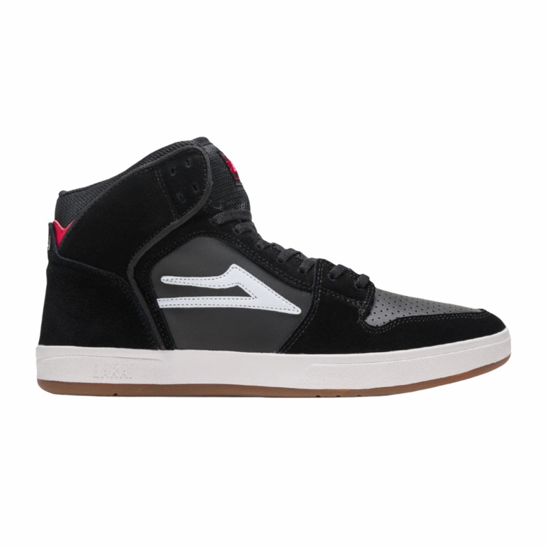 Lakai Telford Black Suede 8 Black