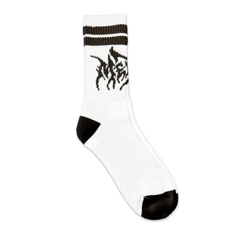 Metal Skateboards Hesher Crew Socks Black One size fits all