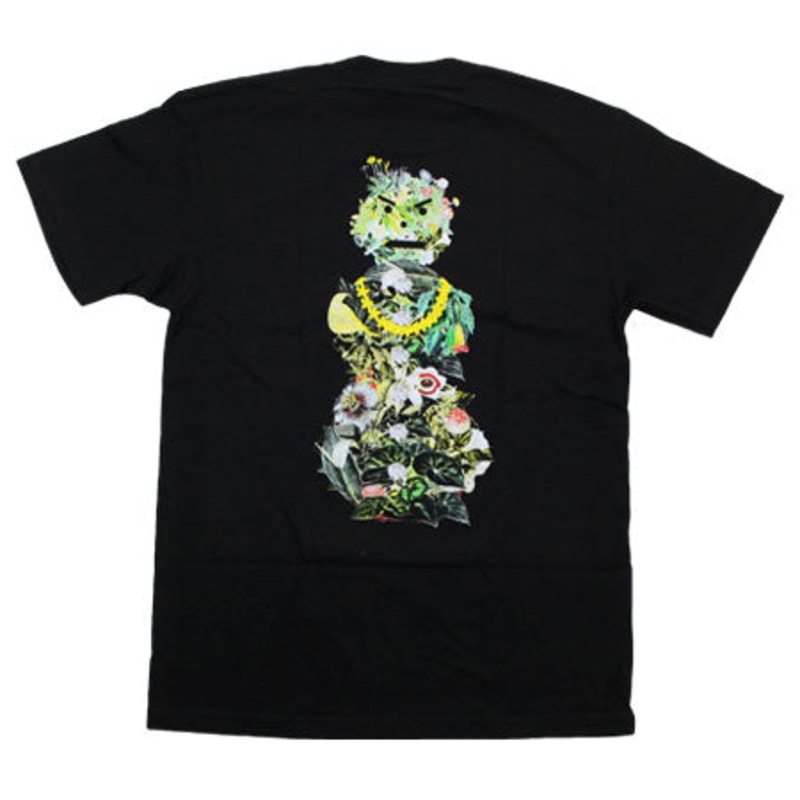 Quartersnacks Botanical Snackman T Shirt Black Extra Large