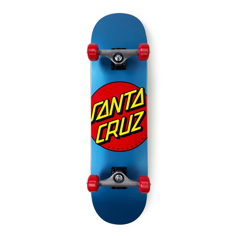 Santa Cruz Classic Dot Complete Skateboard 8″ – Blue