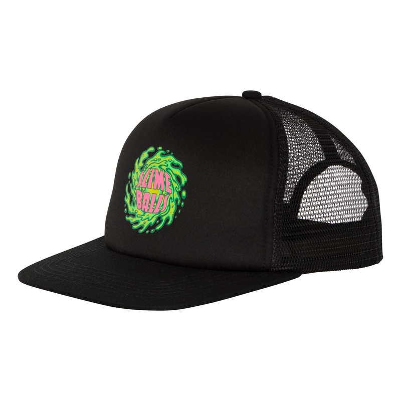 SB Logo Slime Balls Trucker Hat Black/Black OS
