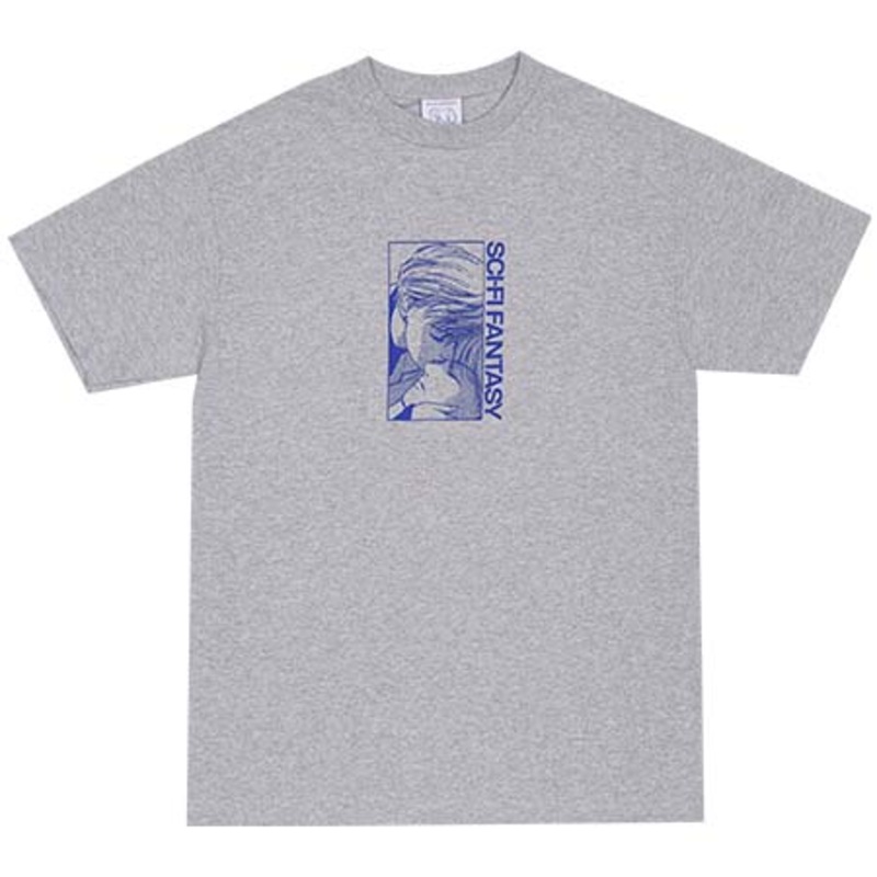 Sci-Fi Fantasy Kiss T Shirt Heather Grey Medium