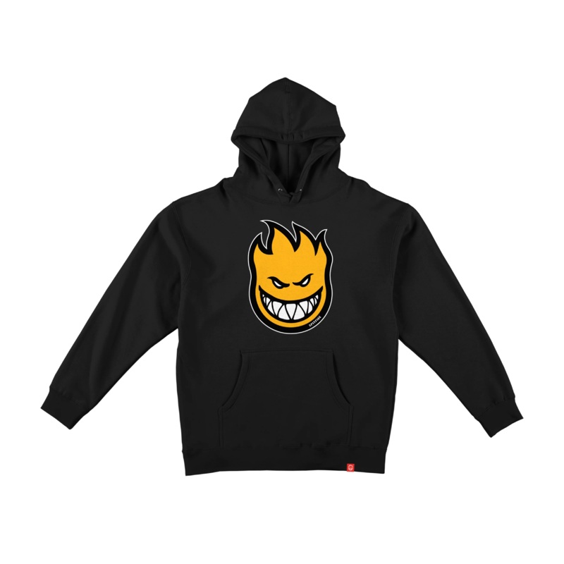 Spitfire Bighead Fill Hoodie Black/Gold Small