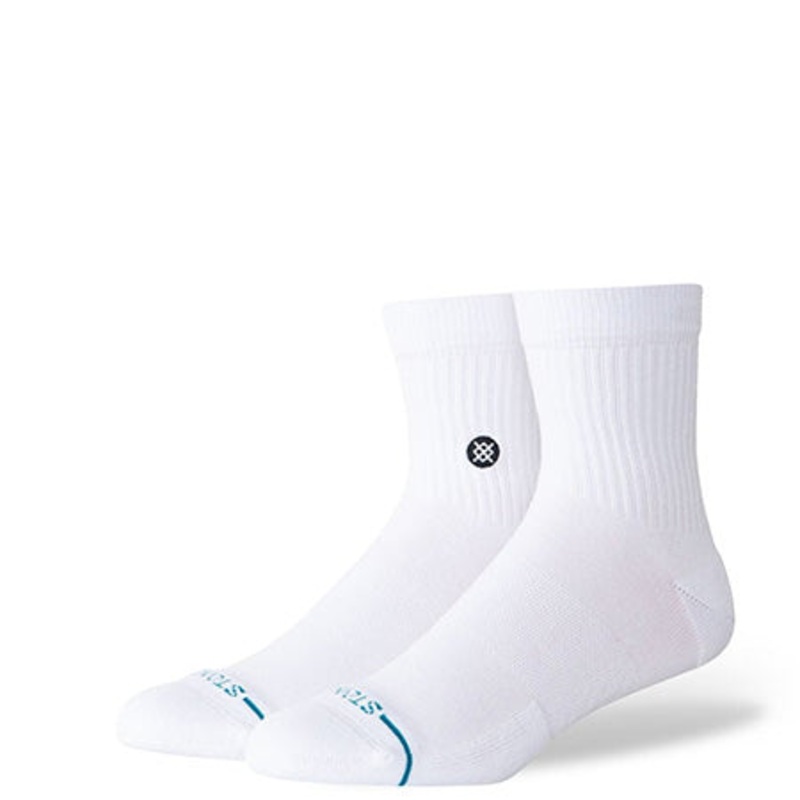 Stance Icon Quarter Socks Light Blue Large