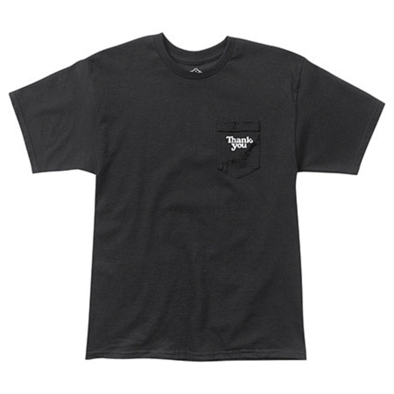 Thank You Skateboards Thank You Pocket T Shirt Black Large