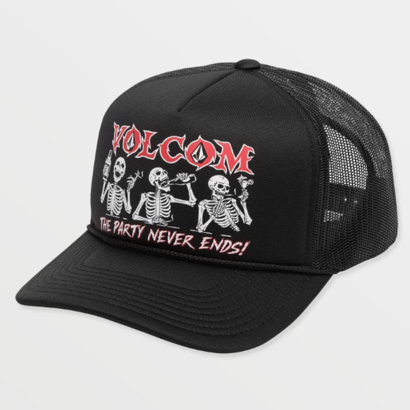 Volcom Froth Trucker Hat – Black Black
