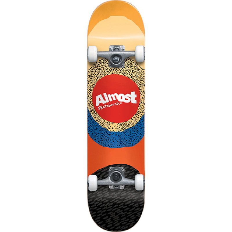 Almost Radiate Yellow 7.5″ Skateboard Complete