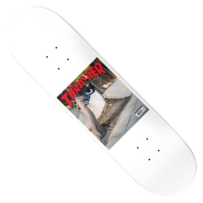 Baker Tristan Funkhouser Thrasher Cover Deck White 8.5 x 32 WB:14.5