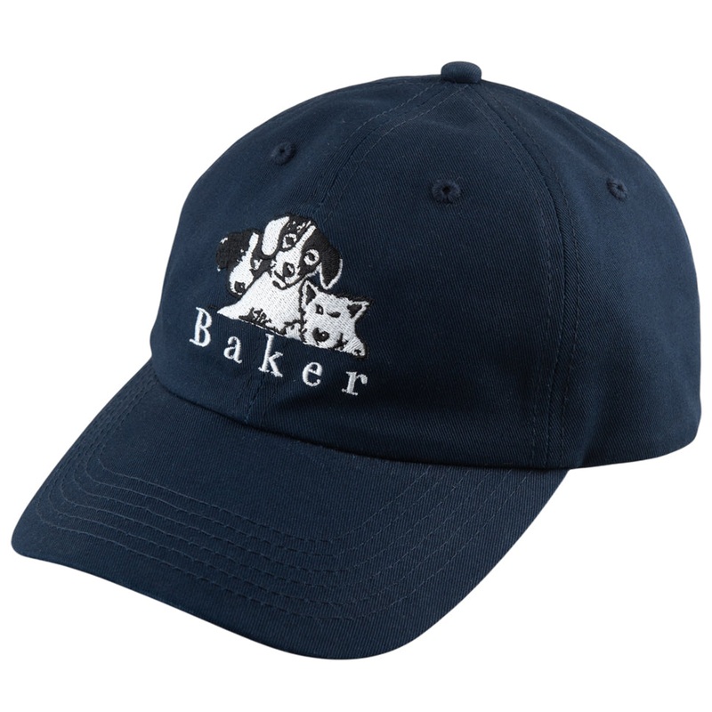 Baker Where My Dogs At Dad Hat Navy One Size Fits All