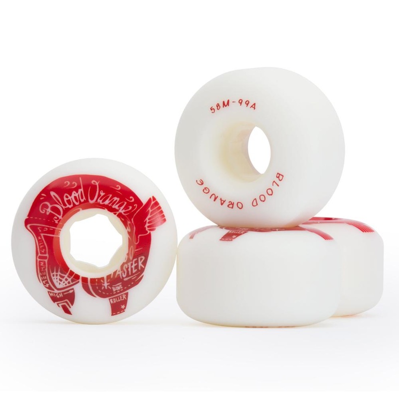 Blood Orange Street Rounded 58mm/99A Wheels | set of 4 Blood Orange Street Rounded 58mm/99A Wheels