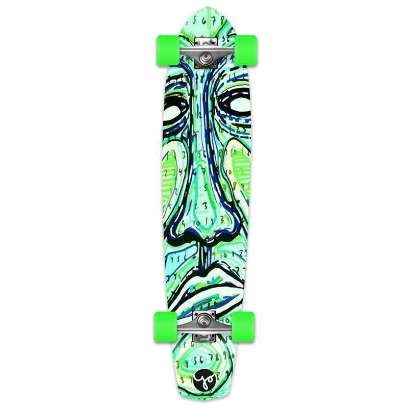 Countdown 36″ Slimkick Longboard from Punked – Complete Complete