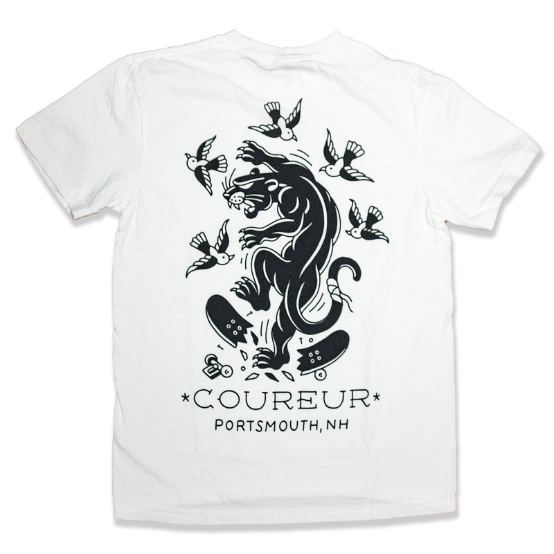 Coureur Goods Flash Panther Tee White S