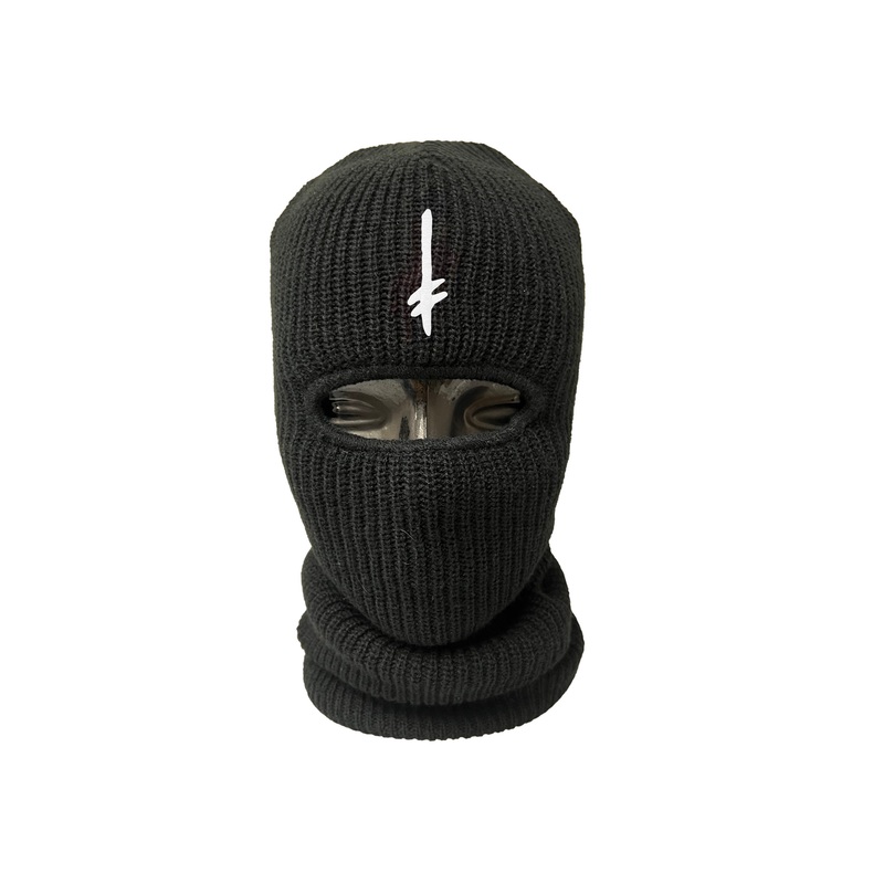 Deathwish Gang Logo Black Ski Mask