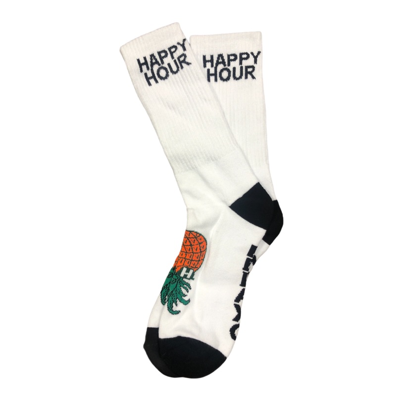 Happy Hour Socks Mucho Relaxo White OS