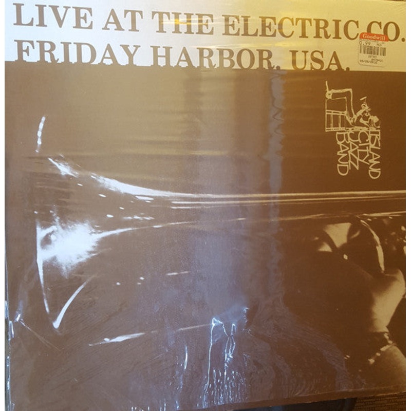 Island City Jazz Band, The  Live At The Electric Co. Friday Harbor, WA Vinyl LP Record *Used 1980 Release*
