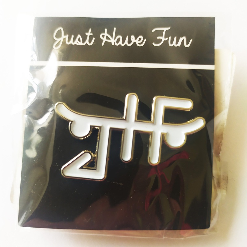 JHF / Just Have Fun Skate Pin