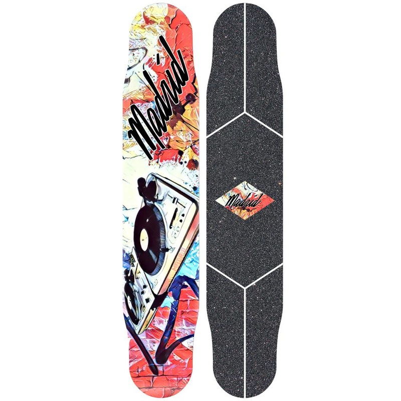 Madrid Turntable Fiberglass Pole 46″ Dancing Longboard Deck Deck Only