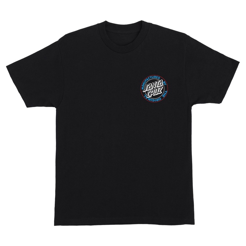 Natas Screaming Panther Mens Santa Cruz T-Shirt Black S