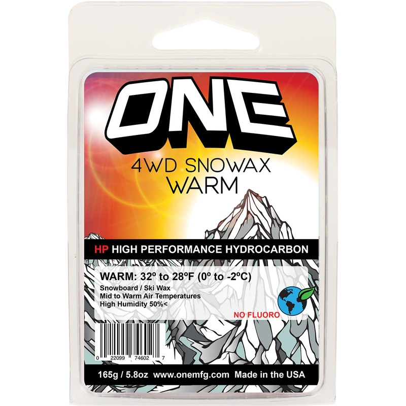 One MFG 4WD 165G WARM Snowboard Wax