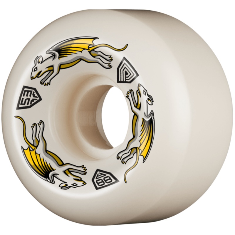 Powell Peralta 88a Nano Rat  Dragon Formula Wheels 52mm 34mm V4 shape