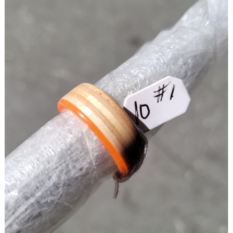 Recycled Bo-Tuff Skateboard Ring SIZE 10 (#1)