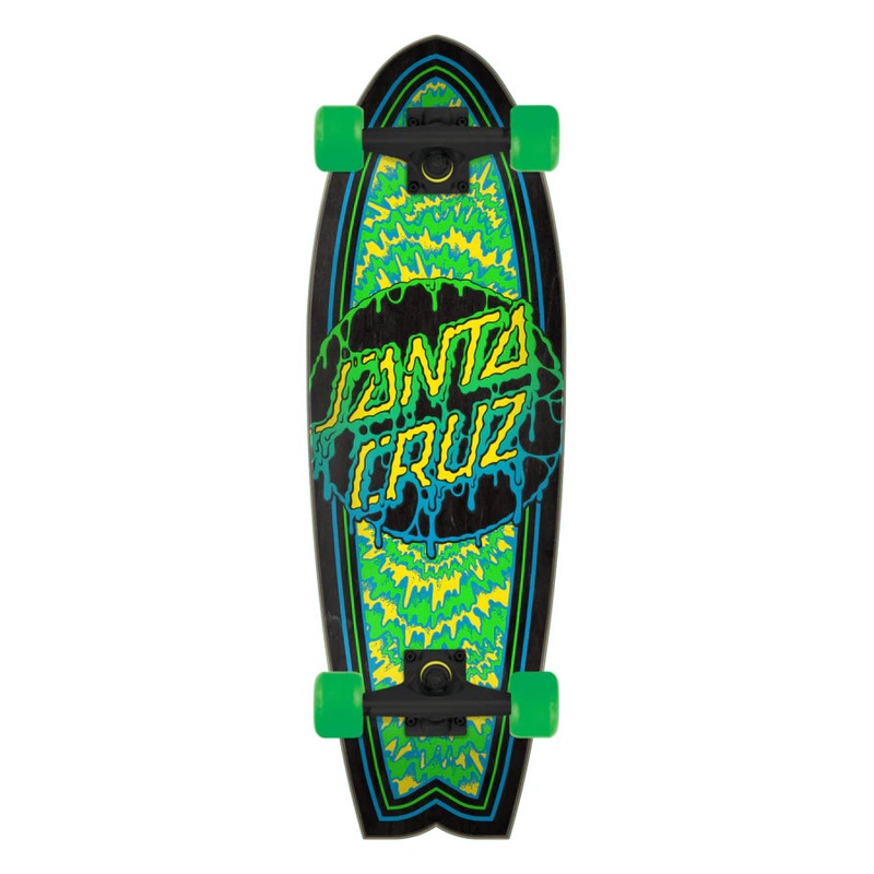 Santa Cruz Toxic Dot 8.8in x 27.7in Shark Cruiser