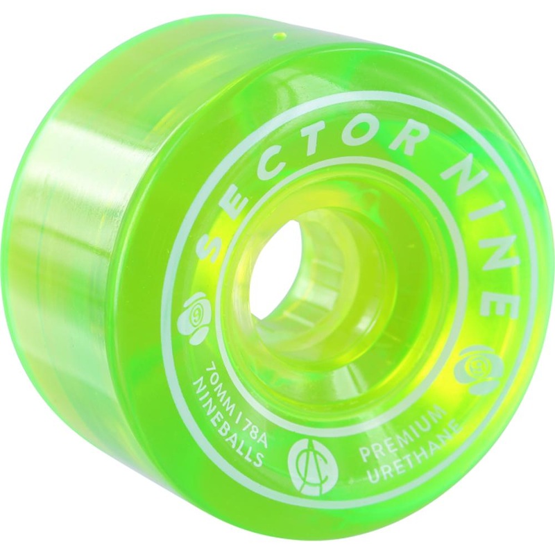 Sector 9 Nineballs 70mm 78A Green Skateboard Wheels