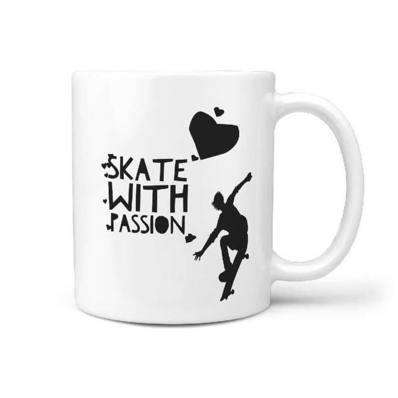 Skate with Passion – Coffee Mug Skateboarder